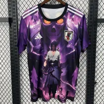 25/26 Japan NARUTO Purple Fans  Soccer Jersey火影忍者紫4