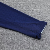 24/25 TOT Sapphire Blue Player version Half Pull Tracksuit  (球员版、半拉链)