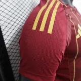 24/25 Roma Home Player Version Soccer Jersey