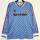 1990/1992 Man Utd Away Long Sleeve  Retro Soccer Jersey