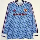 1990/1992 Man Utd Away Long Sleeve  Retro Soccer Jersey