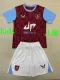 24/25 Burnley FC Home  Kids Soccer Jersey(胸前带DUDE)