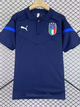 2024  Italy Blue Polo Shirt