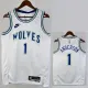 23/24 TIMBERWOLVES ANDERSON #1 White Top Quality Hot Pressing NBA Jersey (Retro Logo)