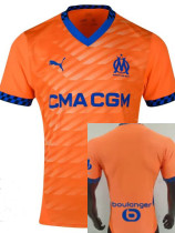 24/25 Marseille Third  Fans Soccer Jersey(Print all Sponsor\全广告)