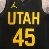 22/23 JAZZ MITCHELL #45 Black Top Quality Hot Pressing NBA Jersey (Trapeze Edition)