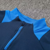24/25 JUV Royal Blue Half Pull Tracksuit  (宝蓝、半拉链)