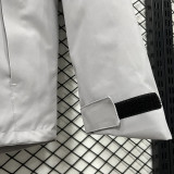 24/25 PSG White Thickened Assault  Hooded Windbreaker (A805加厚冲锋衣）