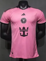 24/25 Inter Miami Pink Player Version Soccer Jersey（  New Edition 3A）