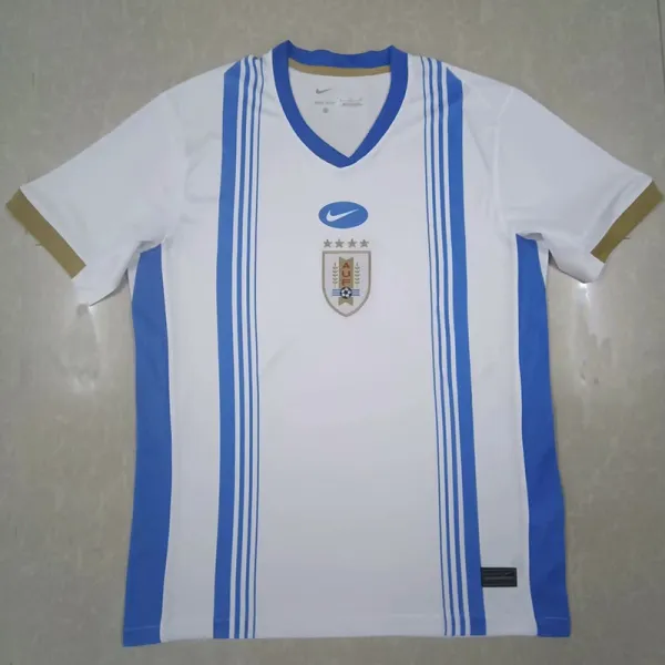 24/25 Uruguay White Blue Training Shirt