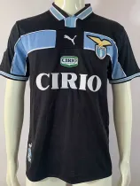 1998/2000 Lazio Black Retro Soccer Jersey(带章）