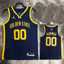 22/23 WARRIORS KUMINGA #00 Royal blue Top Quality Hot Pressing NBA Jersey (Trapeze Edition)