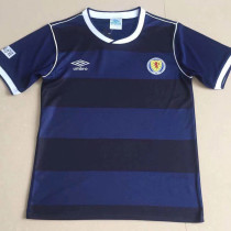 1986 Scotland Home Retro Soccer Jersey