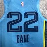 22/23 GRIZZLIES BANE #22 Blue Top Quality Hot Pressing NBA Jersey (Trapeze Edition)