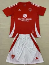 24/25 Stade Brestois Home Kids Soccer Jersey