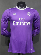 2016/2017 RMA Away Long Sleeve  Player Version  Retro Soccer Jersey (长袖)