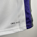 22/23 KINGS FOX #5 White Home Top Quality Hot Pressing NBA Jersey(V领）
