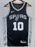22/23 SA Spurs SOCHAN #10 Black Top Quality Hot Pressing NBA Jersey