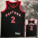22/23 RAPTORS LEONARD #2 Black red Top Quality Hot Pressing NBA Jersey (Trapeze Edition)