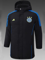 24/25 Ajax Black Hooded Cotton Coat 黑连帽棉衣