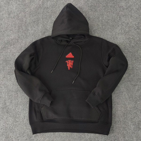 2023 Man Utd Black Hoody (加绒)