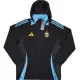 24/25 Argentina Black Hooded Windbreaker(金标）