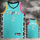 22/23 Sa Spurs LEONARD #2 Green City Edition Top Quality Hot Pressing NBA Jersey