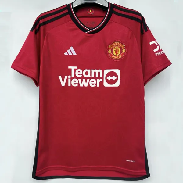 23/24 Man Utd Home 1:1 Fans Soccer Jersey
