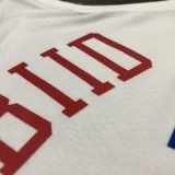 22/23 76ERS EMBIID #21 White City Edition Top Quality Hot Pressing NBA Jersey