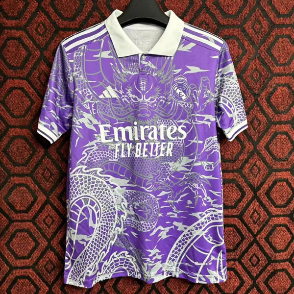 24/25 RMA Purple Dragon Pattern Special Edition Training Shirts(紫龙纹特别版)