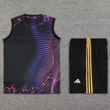 24/25 RMA Black Purple （Leopard Head）Tank top and shorts suit