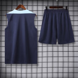 24/25 France Royal Blue Tank top and shorts suit（宝蓝）