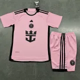 24/25 Inter Miami Home Kids Soccer Jersey