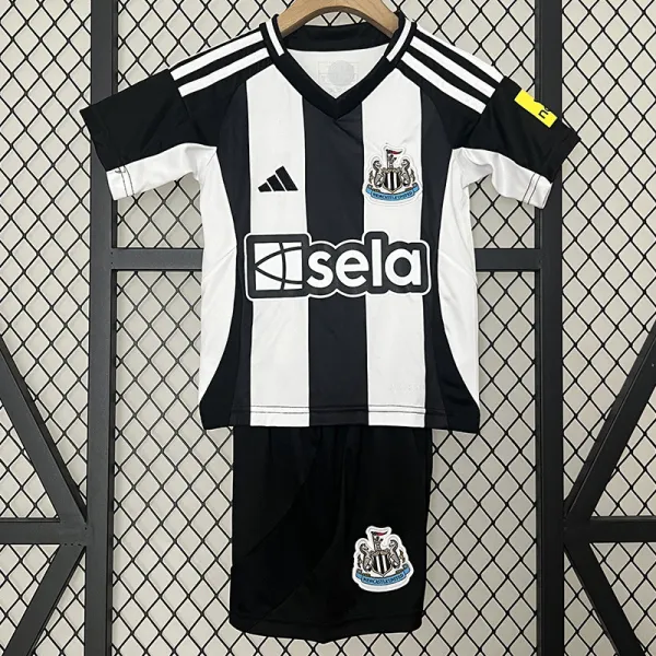 24/25  Newcastle Home Kids Soccer Jersey