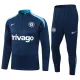 24/25 CHE Dark Blue  Half Pull Tracksuit  (半拉链)