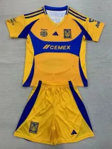 24/25  Tigres UANL  Home Kids Soccer Jersey