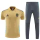 25/26  Argentina Mud Yellow Polo Collar Pants Set