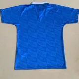 1992 Brazil Blue Retro Soccer Jersey