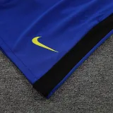 24/25 INT White # blue stripes Training Short Suit