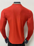 25/26 Portugal Home Player Version Long Sleeve Soccer Jersey