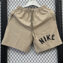 2025 D703 NK Khaki Casual shorts (黑色NK英文）