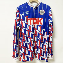 1989/1990  Ajax Away Long sleeve Retro Soccer Jersey（长袖）