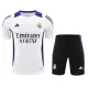 24/25 RMA White(Purple Shoulders) Training Short Suit(白色紫肩）