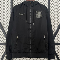 24/25 Corinthians Black Windbreaker