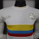 24/25 Colombia Anniversary Edition  Long Sleeve Player Version Soccer Jersey