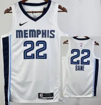 22/23 Grizzlies BANE #22 White City Edition Home Top Quality Hot Pressing NBA Jersey