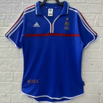 2000/2001 France Home Retro Soccer Jersey