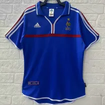 2000/2001 France Home Retro Soccer Jersey
