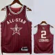 23/24 ALL-STAR LEONARD #2 Red Top Quality Hot Pressing NBA Jersey