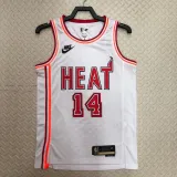 22/23 Heat HERRO #14 White Top Quality Hot Pressing NBA Jersey (Retro Logo)